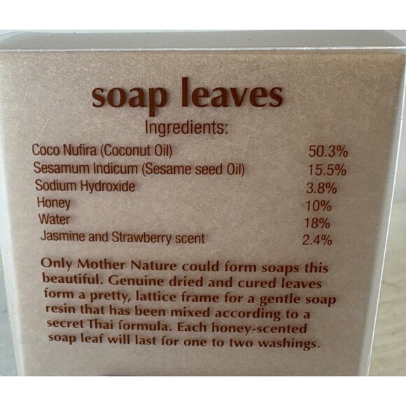 Coldwater Creek Soap Leaves Jasmine & Strawberry Scent - Picture 5 of 7